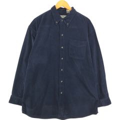 古着 90年代 エルエルビーン L.L.Bean 長袖 ボタンダウン コーデュロイシャツ メンズL相当/eaa544358