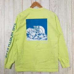 【Men's M グリーン系】 The North Face ( ザ・ノースフェイス ) ロングスリーブ グラフィック ティー Long Sleeve Graphic Tee オーガニックコットン NT32231 Asian Men's SE