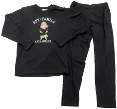 【中古】衣料雑貨 アーニャ・フォージャー(全身) ステッカー付きルームウェア ブラック LLサイズ 「SPY×FAMILY×Avail」