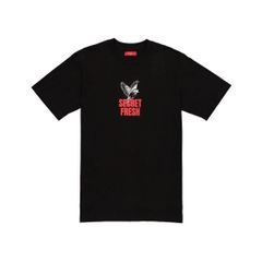 【新品・未使用】SECRET FRESH S/S T-SHIRTS (White Bird) BLACK