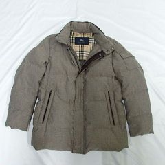 極美品 Burberry バーバリー ダウンジャケット カシミヤ混 ノバチェック