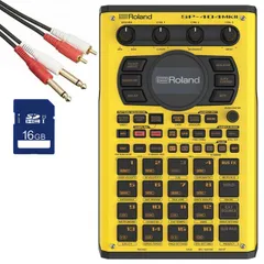 Roland ローランド サンプラー SP-404MK2-Y + SDカード(16GB)  + フォンピン 1.5m ケーブル セット 限定200台のサムネイル