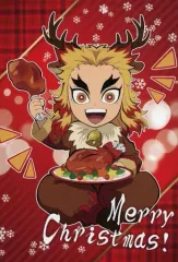 【中古】ポストカード 煉獄杏寿郎 クリスマスポストカード 「鬼滅の刃×ufotable cafe クリスマスイベント2020」 ドリンク注文特典