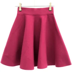 NINA RICCI ニナリッチ ウールニットスカート 3A-JU008-ML528 ピンク XSのサムネイル