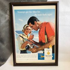 『 バーセロイ　煙草 』ビンテージ広告　60年代　フレーム付ポスター　当時物