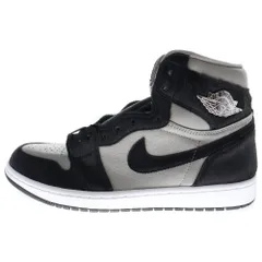 NIKE (ナイキ) WMNS AIR JORDAN 1 RETRO HI OG DZ2523-001 ウィメンズ エアジョーダン1 レトロ ハイ ハイカットスニーカー ブラック/グレー US10.5/27.5cm