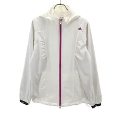 adidas アディダス ゴルフ 2WAY ジャケット L ホワイト レディース 古着