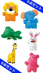 新品 【6点セット】アニア たべっ子どうぶつ THE MOVIE らいおんくん ぞうくん うさぎちゃん わにくん かばちゃん きりんちゃん [佐川急便]