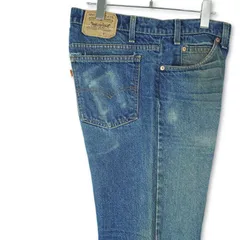 Levi'sリーバイス317デニムパンツ青ブルーウォッシュデニムオレンジタブvintageヴィンテージ40115