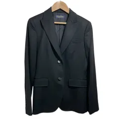 美品 BROOKS BROTHERS ブルックスブラザーズ カシミヤ100％ シングル テーラードジャケット 2 ブラック レディース 古着 中古 USED