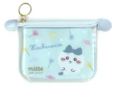 【中古】バッグ ハチワレ クリアポーチミニ フラット mitte 「ちいかわ なんか小さくてかわいいやつ」
