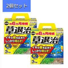 【2個セット】住友化学園芸 除草剤 草退治E粒剤 3㎏ 雑草 枯らす 持続 効きめが速い