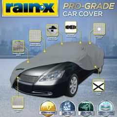 【XL】RAIN-X プログレード カーカバー XLサイズ 車用 通気性 車カバー カー用品 雨よけ 錆 カビ 梅雨 雪よけ 撥水加工 プレミアムUVコーティング 自動車 車体 汚れ防止