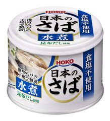 【在庫処分】宝幸 日本のさば水煮 食塩不使用 昆布だし使用 190ｇ×12缶