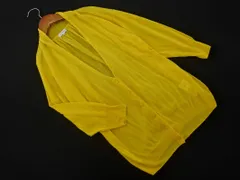 MACKINTOSH PHILOSOPHY マッキントッシュフィロソフィー カーディガン size38/黄 ■◇ レディース