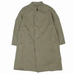 BURBERRYS バーバリーズ MARUZEN 91年製 ヴィンテージ スタンドカラー コート アウター ノバチェック柄裏地 カーキ メンズ