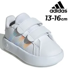 アディダス ベビースニーカー キッズ adidas グランドコート 2.0 CF I 13cm 14cm 15cm 16cm 子供靴 ベビーシューズ ベビー靴 幼児 赤ちゃん ローカット ベルトタイプ マジックテープ コートスタイル シューズ /MDT67