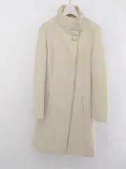 ◇ ◎ CLEAR IMPRESSION クリアインプレッション アンゴラ混 長袖 ロング コート サイズ1 ベージュ レディース P  【中古】 【1209210005426】のサムネイル