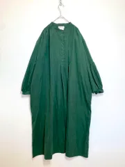 CIAOPANIC TYPY チャオパニックティピー TYZ1012209A0009 定価5390円 バンドカラーギャザー ワンピース sizeONE/緑 ■■レディース