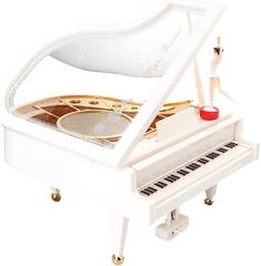 Hello Kitty グランドピアノ型 オルゴール ジュエリーBOX 1999 - メルカリ