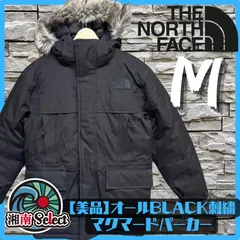 ⭐︎ノースフェイス マクマードパーカ ダウンジャケット 古着 刺繡ロゴ 美品 M