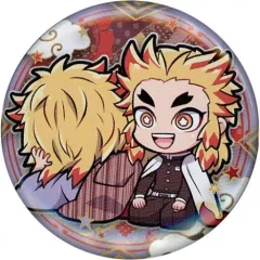 【中古】バッジ・ピンズ 煉獄杏寿郎＆煉獄槇寿郎 「鬼滅の刃 キャラばんちょうこう缶バッジ 伍ノ型」