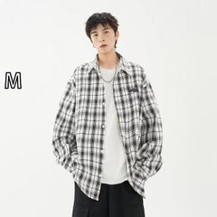 LE SSERAFIM チェックシャツ ブラック Mサイズ - メルカリ