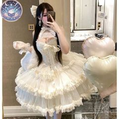 エンジェル&デビル》ホイップリボンドレス【Malymoonマリームーン