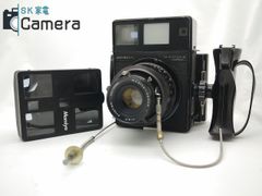 MAMIYA UNIVERSAL + MAMIYA-SEKOR P 127ｍｍ F4.7 4枚撮り装置 POLAROIDフィルムホルダー グリップ 付 マミヤ ユニバーサル 現状品
