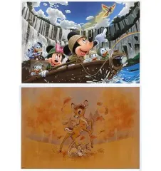 【中古】原画イラストボード 読売新聞 2022年 額絵シリーズ ディズニーキャラクターアートコレクション第9集