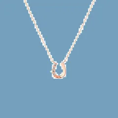 【在庫処分】151826123110 ダイヤモンド canal4℃(カナルヨンドシー)K10ピンクゴールド(PG)ネックレス