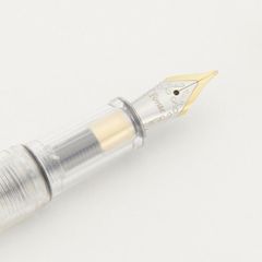 訳有】Waterman IDEAL 18K-750ペン先 万年筆 クリア軸 - メルカリ