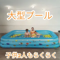 【送料無料】  ファミリー向け大型プール　3メートル　　子供2人もらくらくな広さ