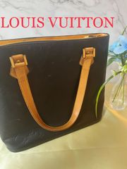 【仮成約品】㊳Louis Vuitton ルイヴィトン ヴェルニ トートバッグ ヒューストン ブラック 黒