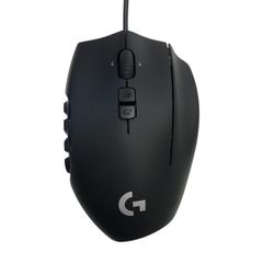 Logicool Gシリーズ MMO ゲーミングマウス ブラック 有線 レーザーマウス ゲーム用 20個のボタン RGB LEDバックライト G600t 中古 T1