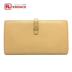 CHANEL シャネル 2つ折り財布 ココボタン レザー