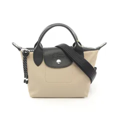 ロンシャン Longchamp ハンドバッグ ル プリアージュ エナジー XS L1500HSR299 クレイ キャンバス レザー ル プリアージュ エナジーXS トップハンドルバッグ レディース 新品