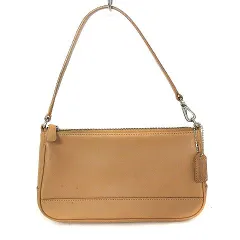 COACH コーチ ハンドバッグ レザー チャーム ロゴ型押し ボルドー7785 美品】コーチ ハンドバッグ レザー チャーム ロゴ型押し