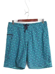 【お得なクーポン配布中!】 パタゴニア 総柄 ウェーブ ファーラー ボード ショーツ メンズ 32 古着 Patagonia ショートパンツ 短パン 海パン ストレッチ マルチカラー