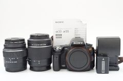 L091211)ソニー SONY α55 SLT-A55VY ダブルズームレンズキット