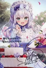 白雪みしろ おおたけおかゆ先生描き下ろし白雪みしろ直筆サイン入りポストカード 白雪みしろ おおたけおかゆ先生描き下ろし白雪みしろ直筆サイン