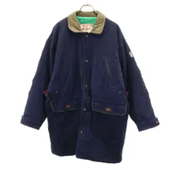 シナコバ 中綿コート L ネイビー SINA COVA 裏キルティング メンズ