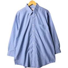 古着 ブルックスブラザーズ Brooks Brothers 346 長袖 ボタンダウンストライプシャツ メンズXL相当/eaa566942
