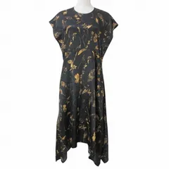 赤 花柄 長袖 ワンピース　オールセインツ allsaints オールセインツ 花柄ワンピース 美品