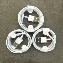 iPhone ライトニングケーブル　USB 1m 携帯　充電器　ケーブル　3本