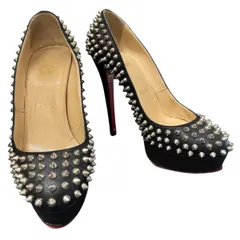 クリスチャンルブタン　スタッズ　パンプス　ポインテッド