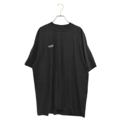 VETEMENTS ヴェトモン 22SS ALL BLACK INSIDE OUT T-SHIRT UA53TR360B オールブラックインサイド半袖Tシャツ カットソー ブラック