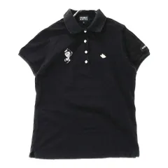 サイズ：1 PEARLY GATES パーリーゲイツ ×スポンジボブ 半袖ポロシャツ  ブラック系 [240101340518]# ゴルフウェア レディース ストスト