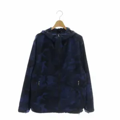 ザノースフェイス THE NORTH FACE ノベルティコンパクトジャケット NOVELTY COMPACT JACKET マウンテンパーカ ナイロン 迷彩柄 カモフラ ジップアップ ロゴ 刺繍 M 青 ブルー 紺 ネイビー NP71535