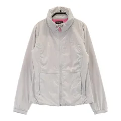 サイズ：M MUNSING WEAR マンシングウェア  中綿ジャケット ロゴ 総柄 グレー系 [240101426870] ゴルフウェア レディース ストスト